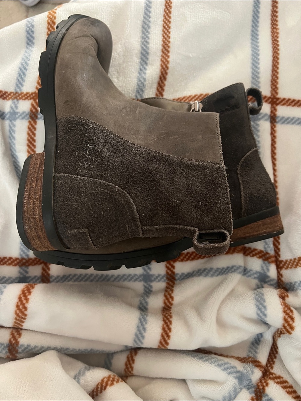 Sorel Women's Brown Suede & Nubuck Chelsea Boots